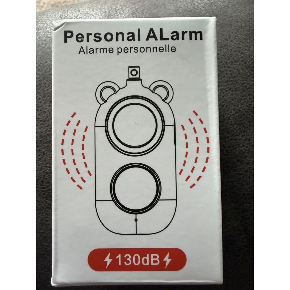 Personal Alarm Flashlight 130dB Rechargeable Looks Like Ordinary Bag Charm - Picture 14 of 16